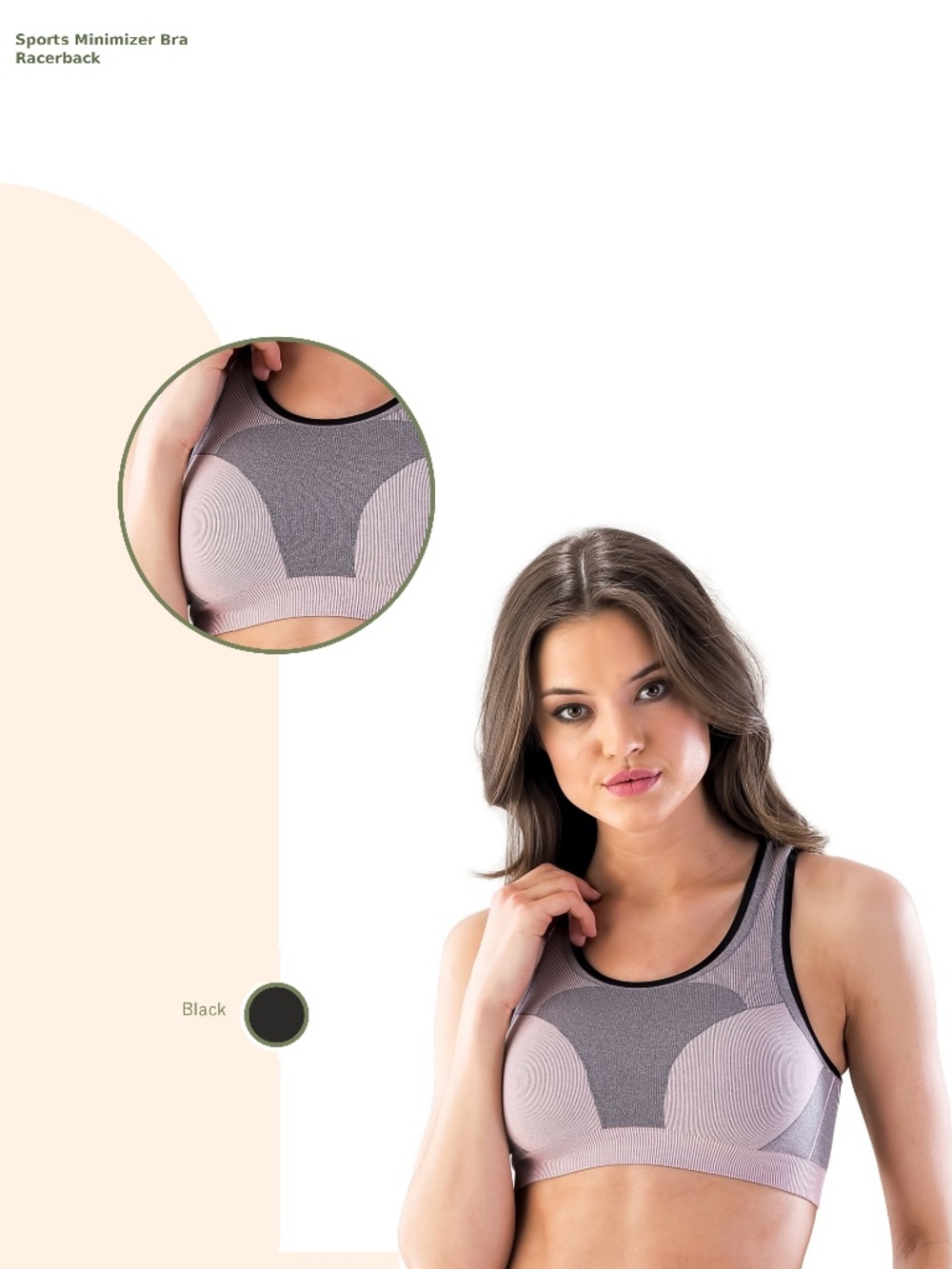 Sports Minimizer Bra, Racerback / Soutien-gorge sport minimiseur - EU